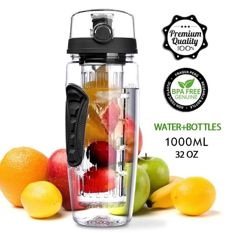 32 oz (1L) Pop-top Infuser Tritan PBA-free Water Bottle