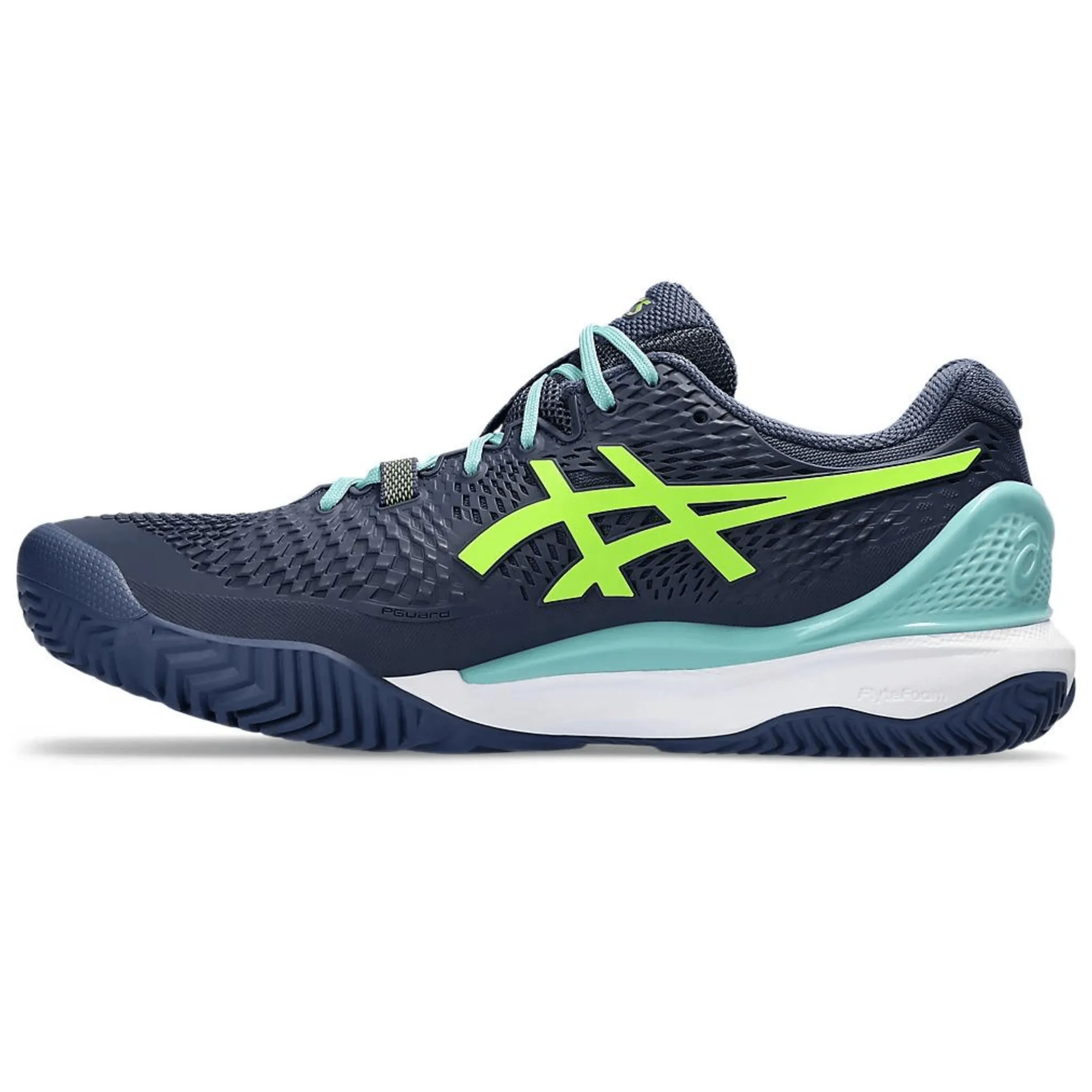 ASICS Men's GEL-RESOLUTION 9 PADEL Thunder Blue & Electric Lime