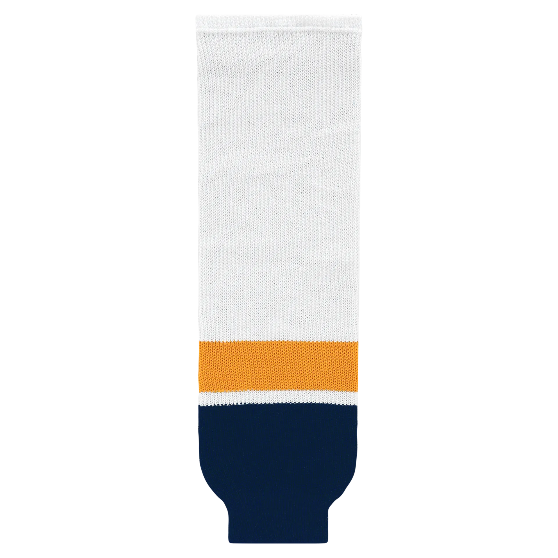 Athletic Knit (AK) HS630-872 2013 Nashville Predators White Knit Ice Hockey Socks