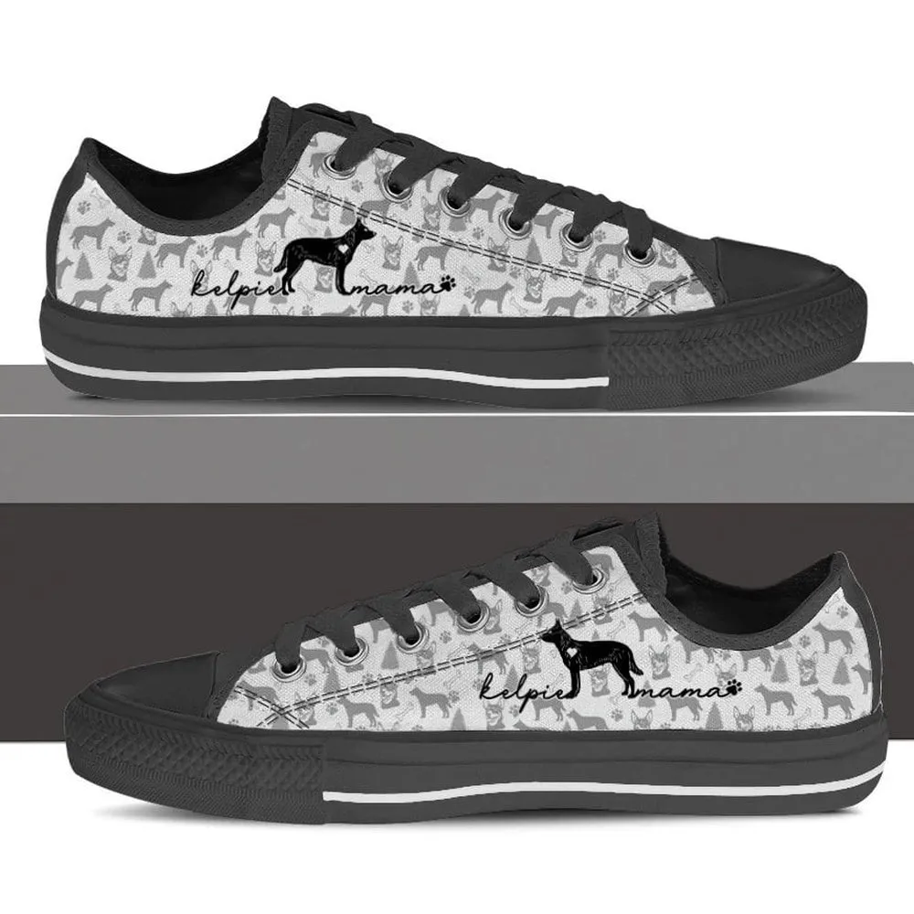 Australian Kelpie Low Top Shoes, Dog Printed Shoes, Canvas Shoes For Men, Women