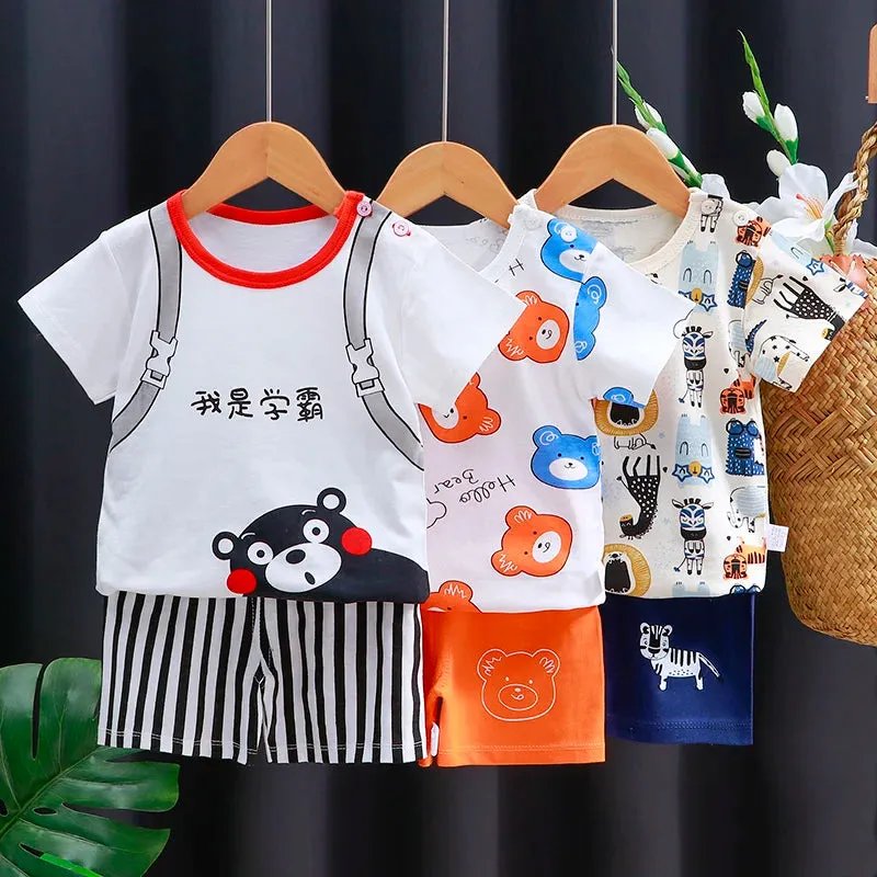 Baby Girl Clothes Boy Children's Clothing Sets Girls Suit Costume Boys Set Child Summer Babies Kids Mother