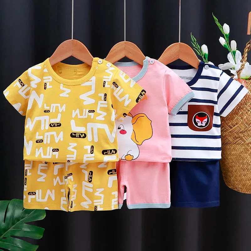 Baby Girl Clothes Boy Children's Clothing Sets Girls Suit Costume Boys Set Child Summer Babies Kids Mother