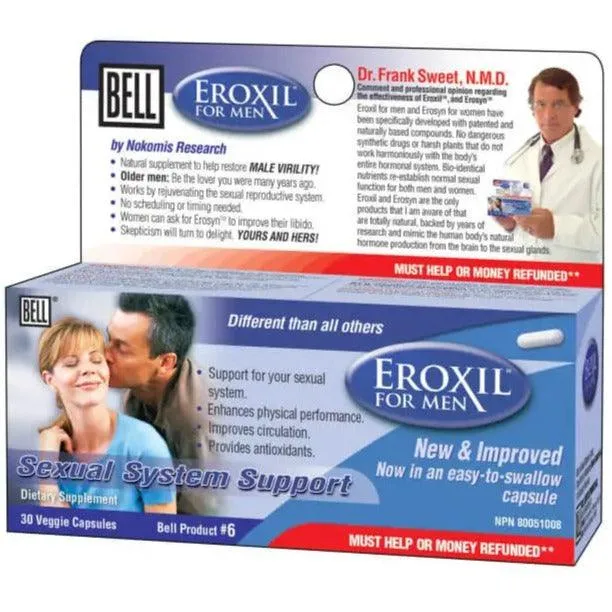 Bell - Eroxil For Men, 30 Caps