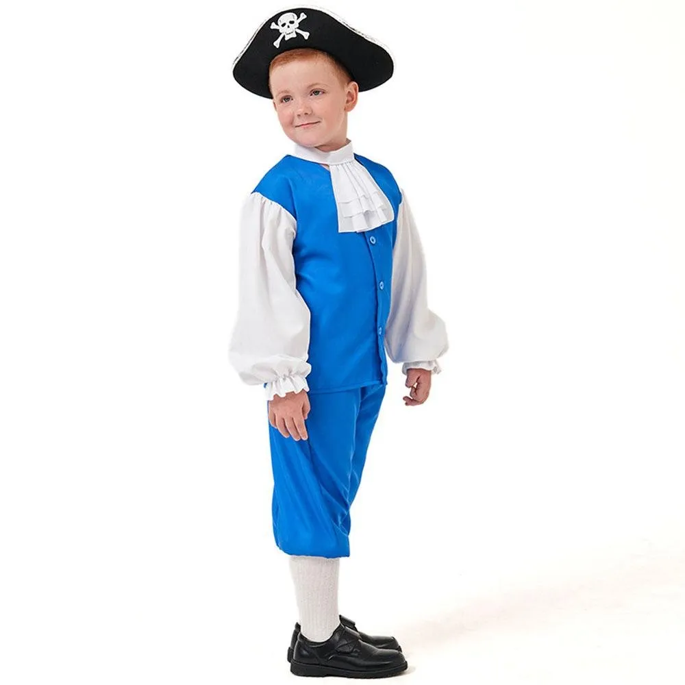 Boy Pirate Outfit Vintage Cosplay Costume Carnival Halloween For Kids