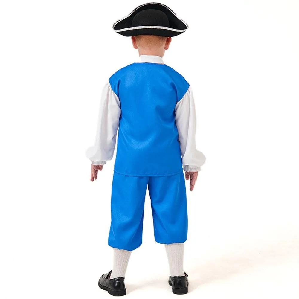 Boy Pirate Outfit Vintage Cosplay Costume Carnival Halloween For Kids