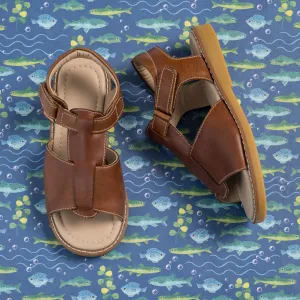 Boy Sandal Natural Brown