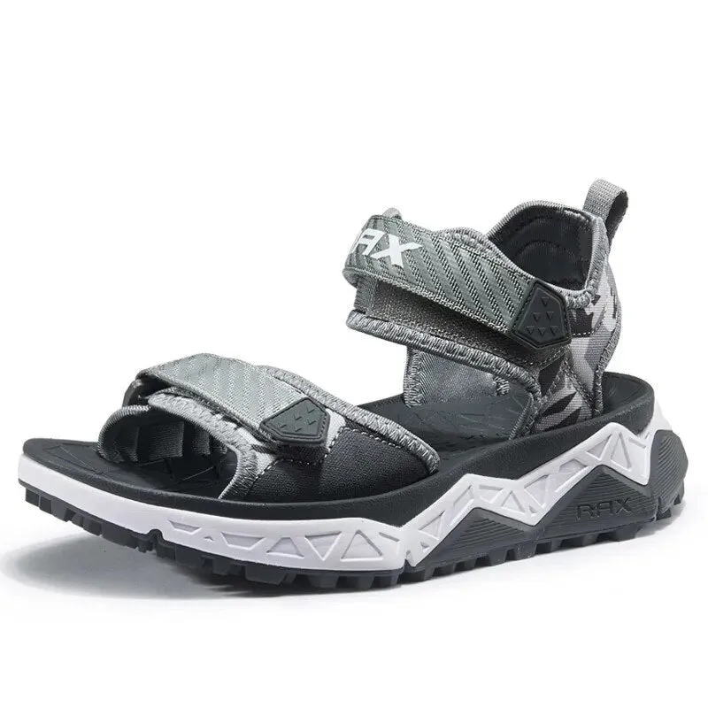 Classic Men's Sandals Summer Soft Sandals Comfortable Men Shoes Genuine Leather Sandals Big Size Soft Outdoor Men  Sandals