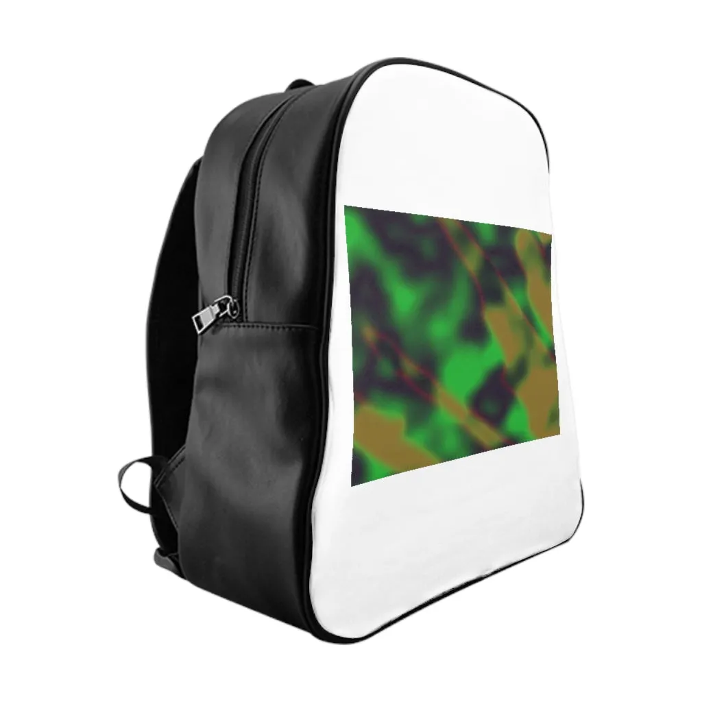 Colorful Painting School Backpack