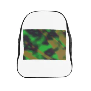 Colorful Painting School Backpack