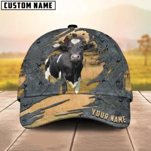 Customized Holstein 3D All Over Print Cap Hat For Adult, Cow Cap, Cow Hat Custom