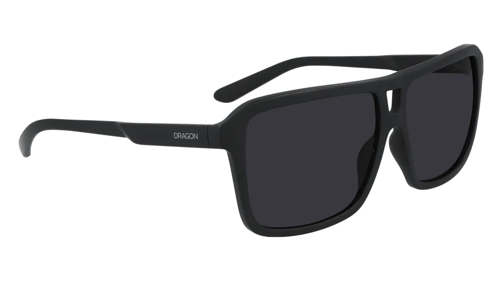 Dragon The Jam Upcycled LL Sunglasses - Matte Black Lumalens Smoke