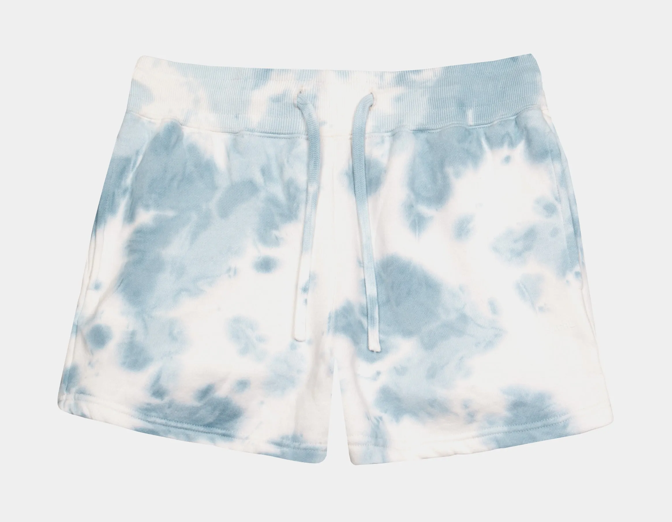 Erica Fleece Shorts Womens Shorts (White/Blue)