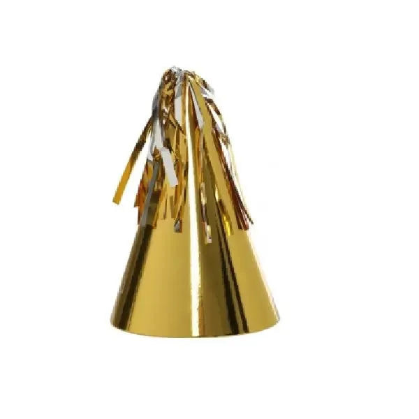 Five Star Metallic Gold Party Hats - 10 Pkt