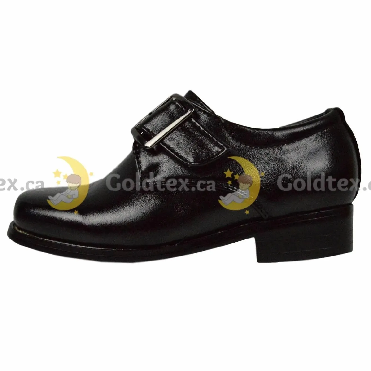 Formal Kids Wear Boy dress shoes with loop fastener