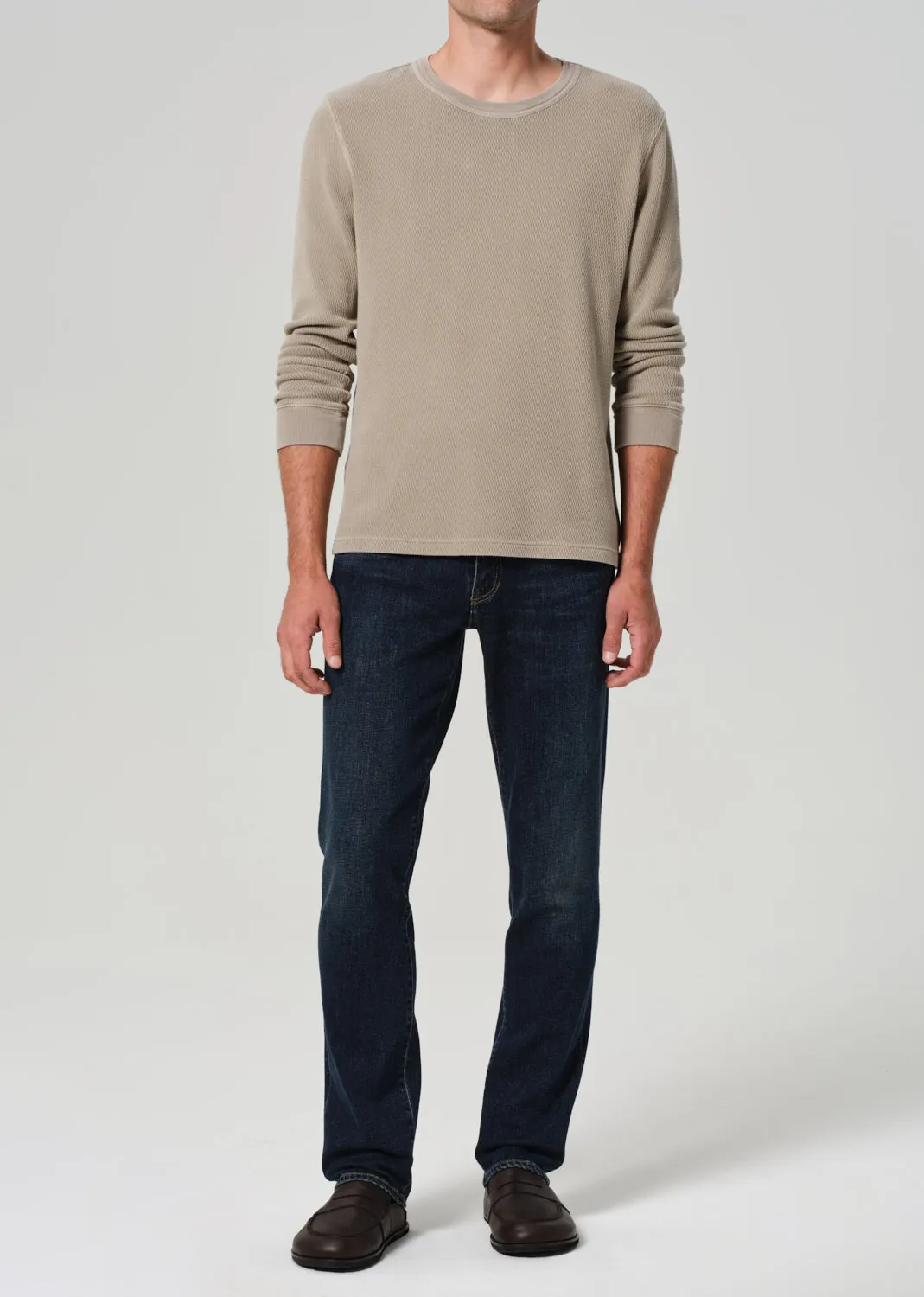 Gage Slim Straight Cashmere Denim in Prospect