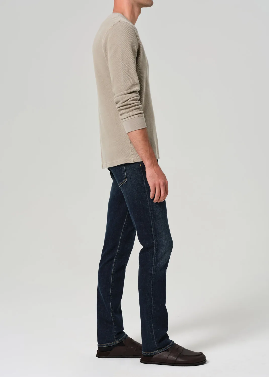 Gage Slim Straight Cashmere Denim in Prospect