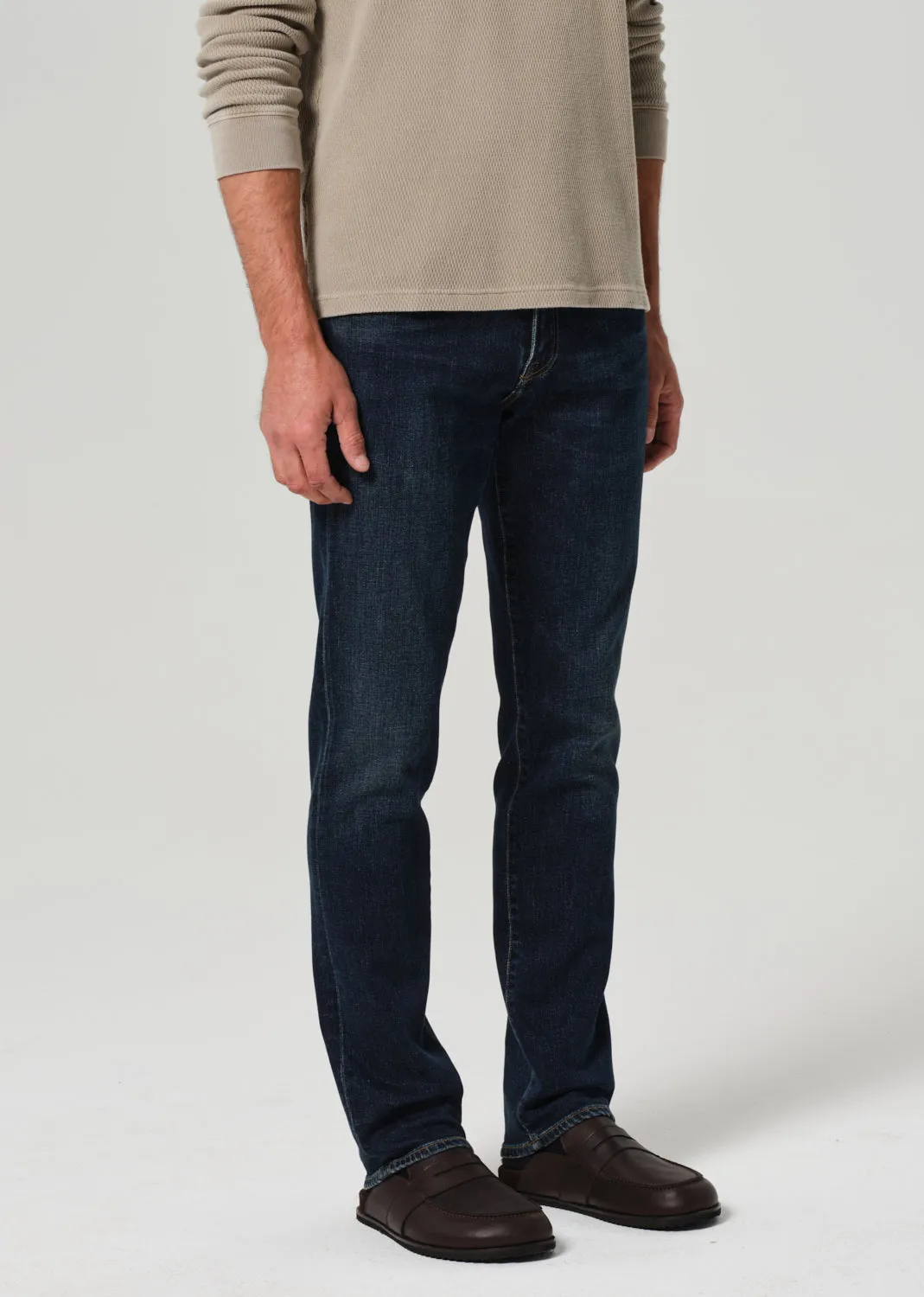 Gage Slim Straight Cashmere Denim in Prospect