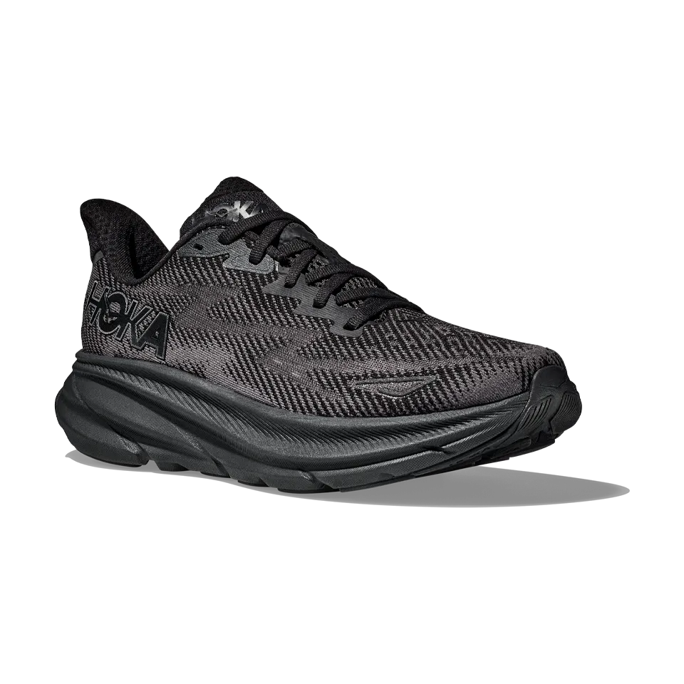 HOKA Men's Clifton 9 Black/Black