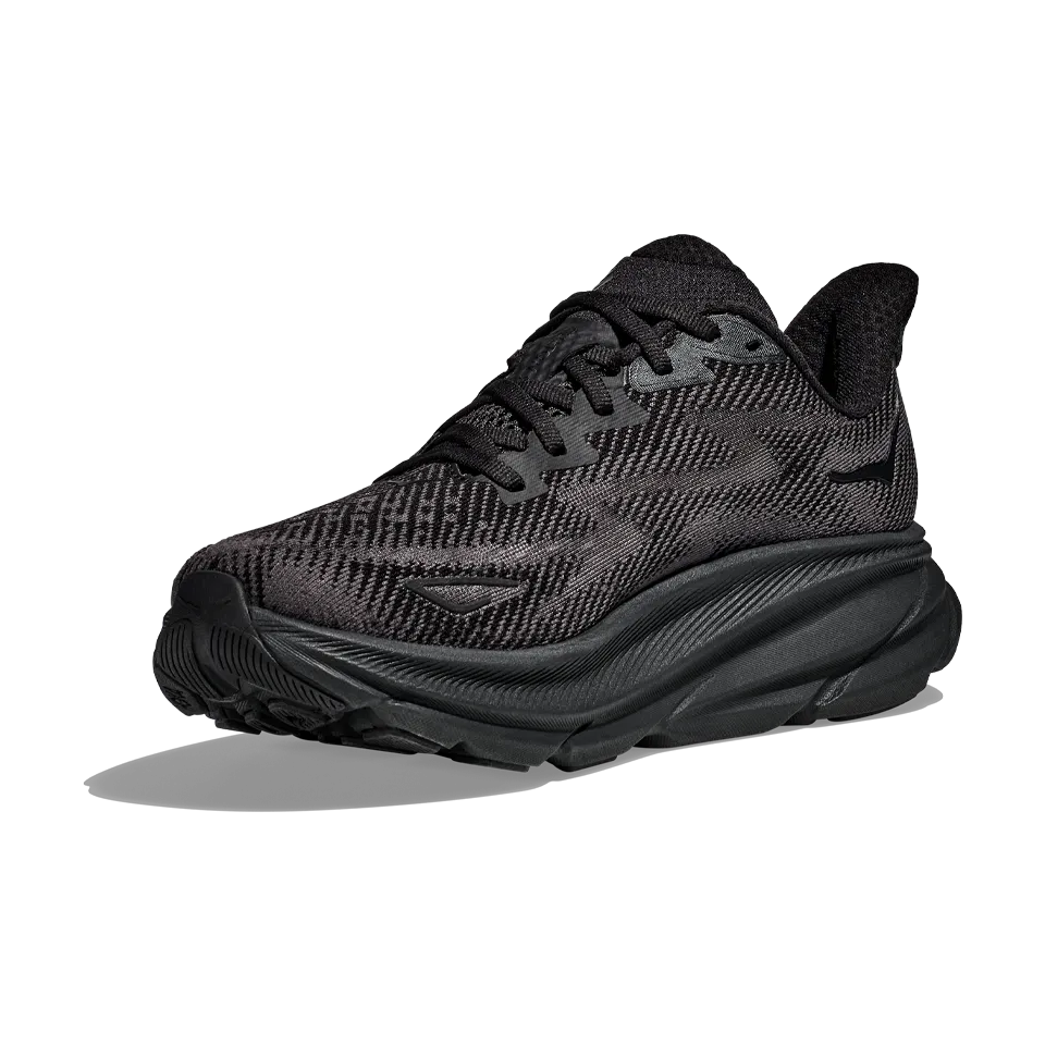 HOKA Men's Clifton 9 Black/Black