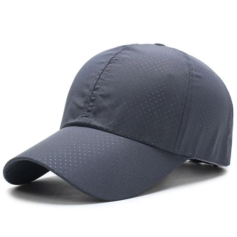 Hollow Out Dot Textile Baseball Cap