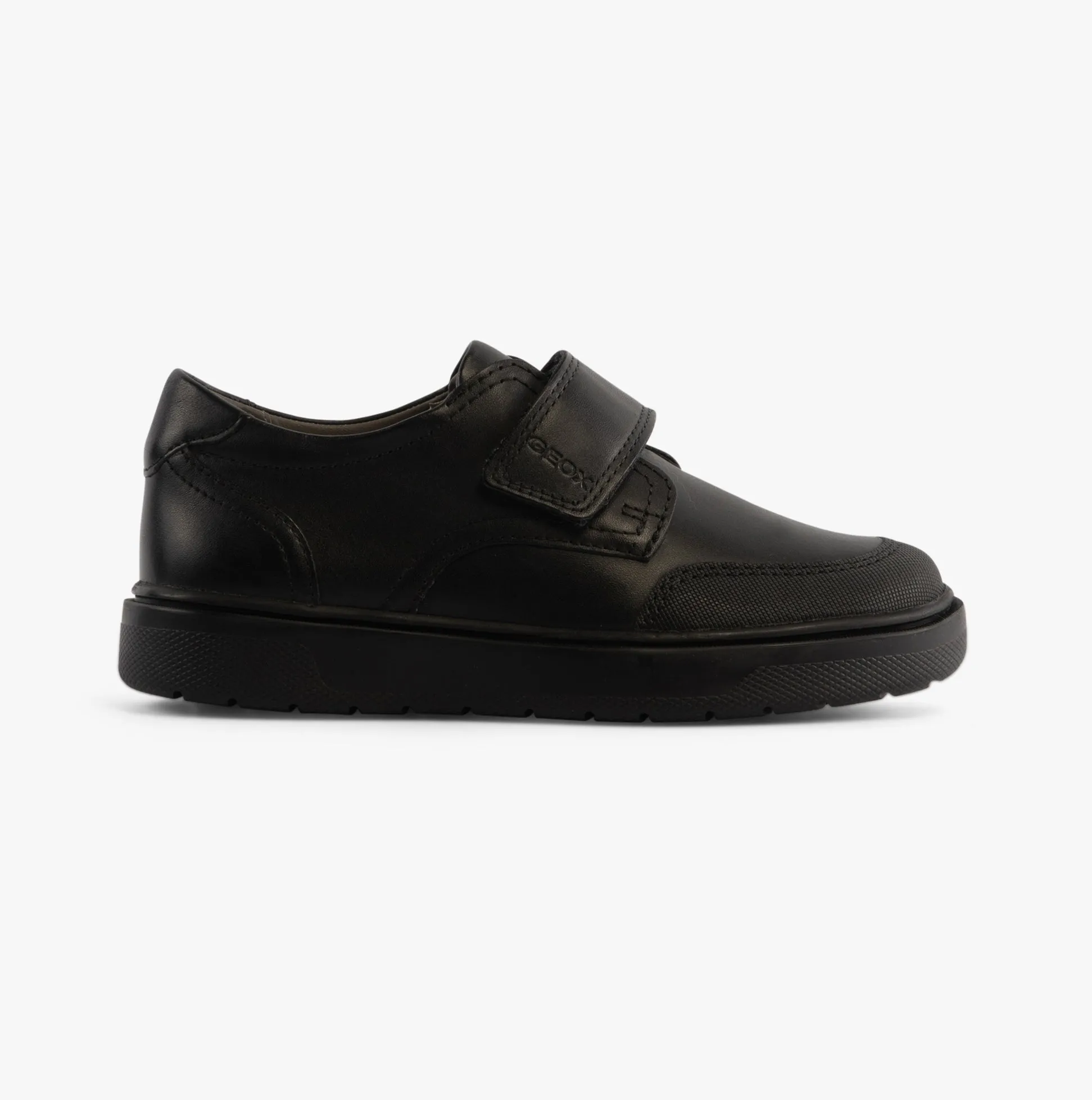 J RIDDOCK BOY Kids Leather Shoes Black