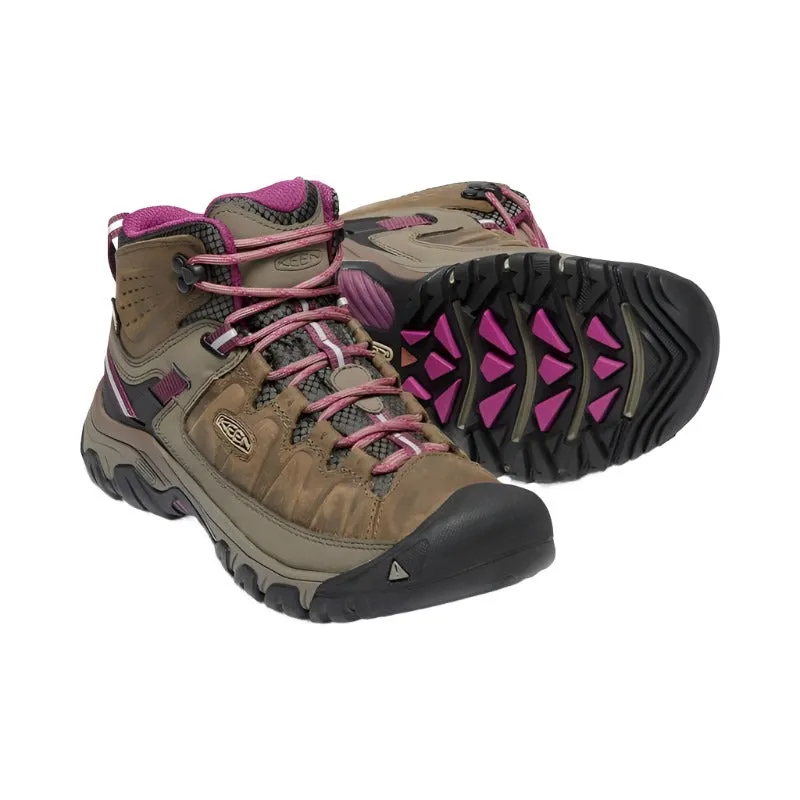 Keen Targhee III Mid Women's Waterproof Walking Boots - Weiss/Boysenberry