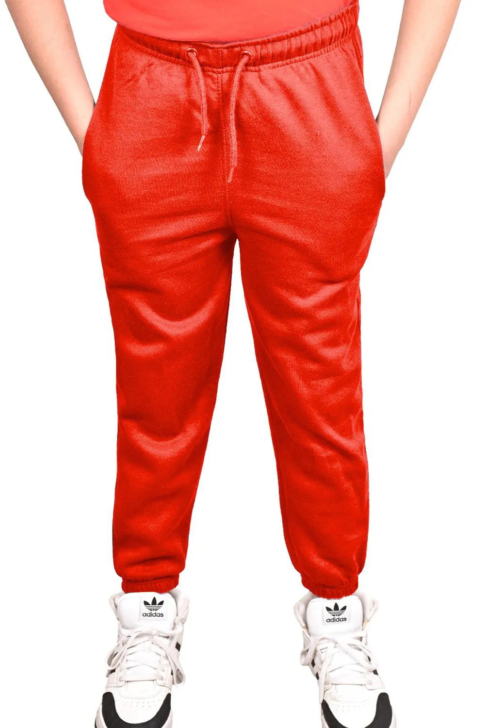 Kids Breathable Fleece Jogging Bottoms