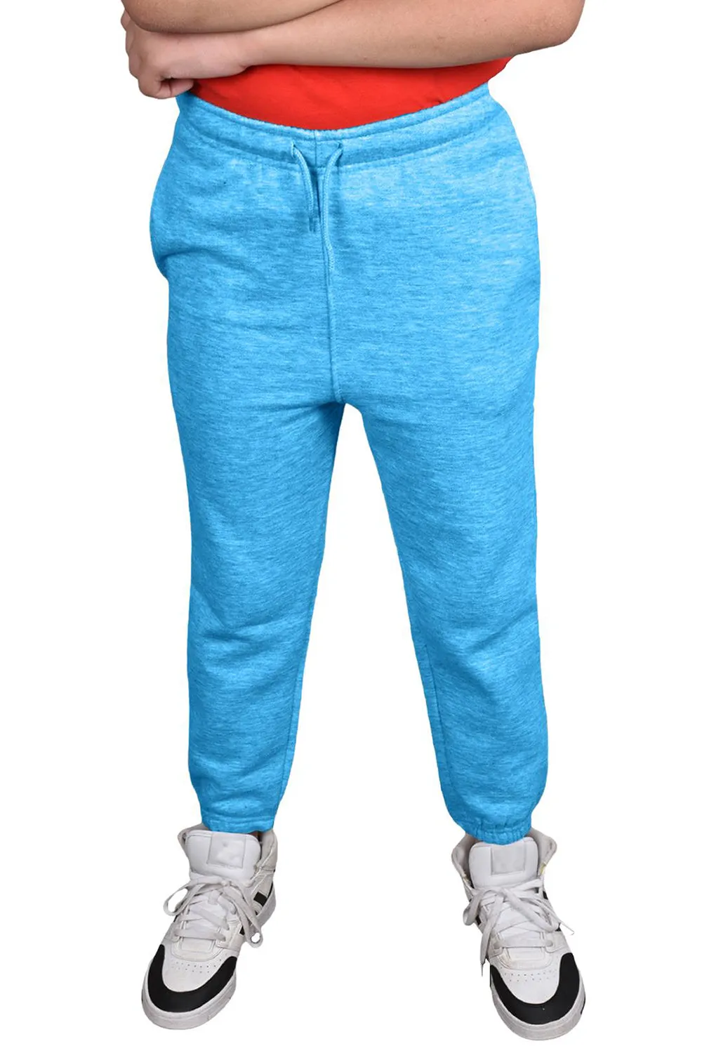 Kids Breathable Fleece Jogging Bottoms