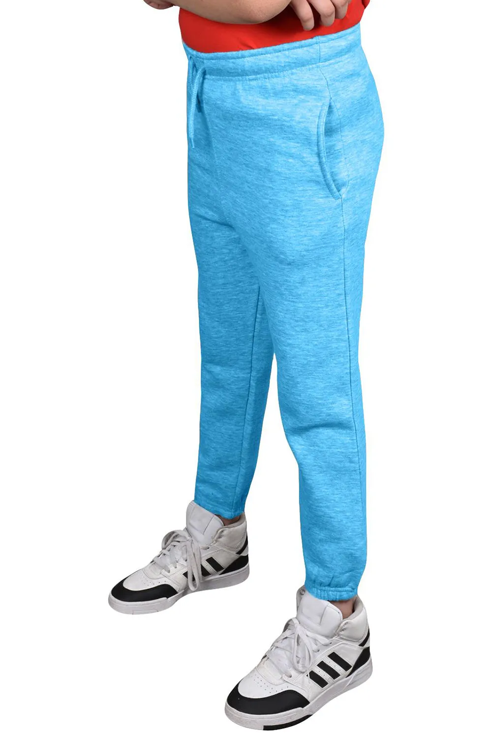 Kids Breathable Fleece Jogging Bottoms