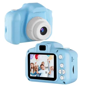 Kids Camera, 2.0” Screen, 12MP, 1080P FHD Video, 4X Digital Zoom, Games, 32GB Card, Shockproof Camcorder, Ages 3-10