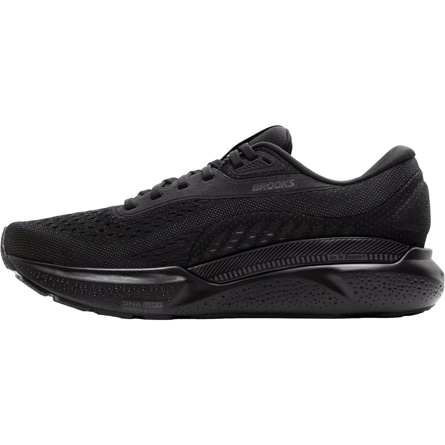 Men's Brooks Adrenaline GTS 24 Black/Black/Ebony Mesh