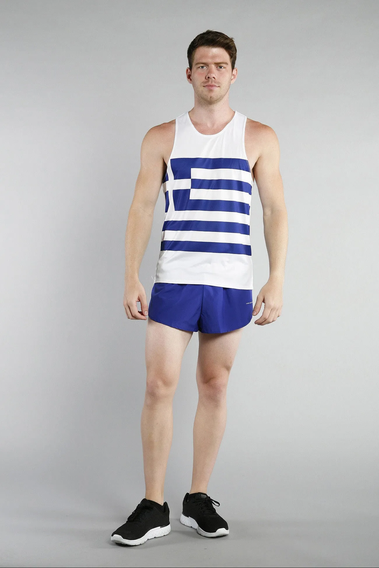 Men's Competitor Lite Printed Singlet [G-I] - Greece