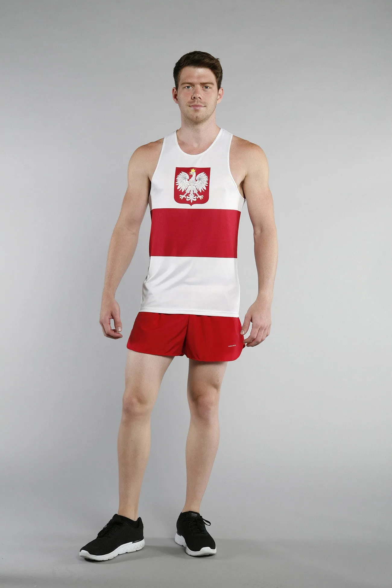 Men's Competitor Lite Printed Singlet [O-R] - Poland