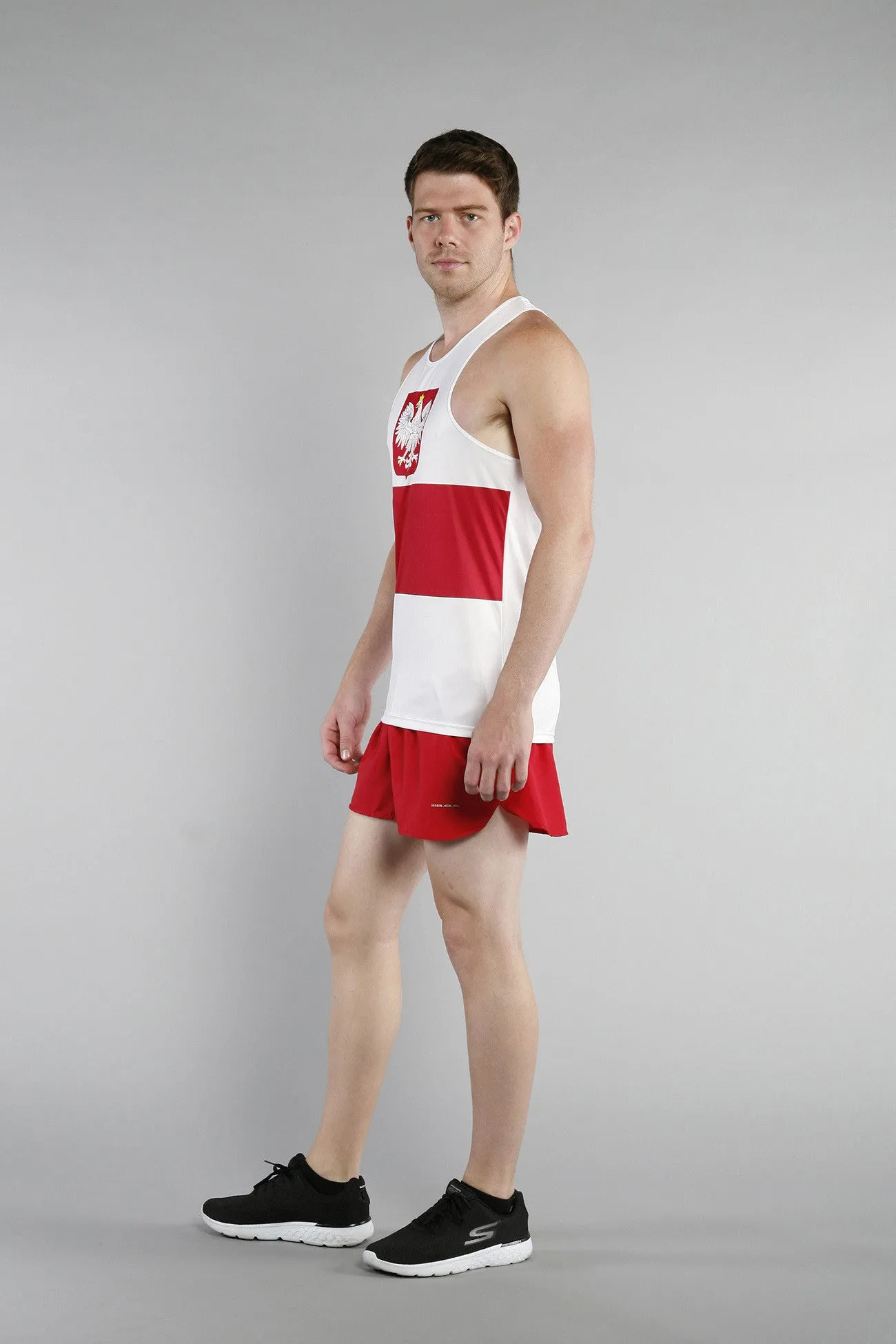 Men's Competitor Lite Printed Singlet [O-R] - Poland