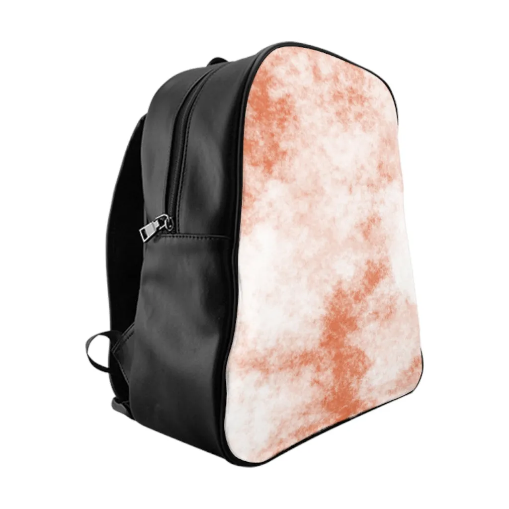 Orange Clouds School Backpack