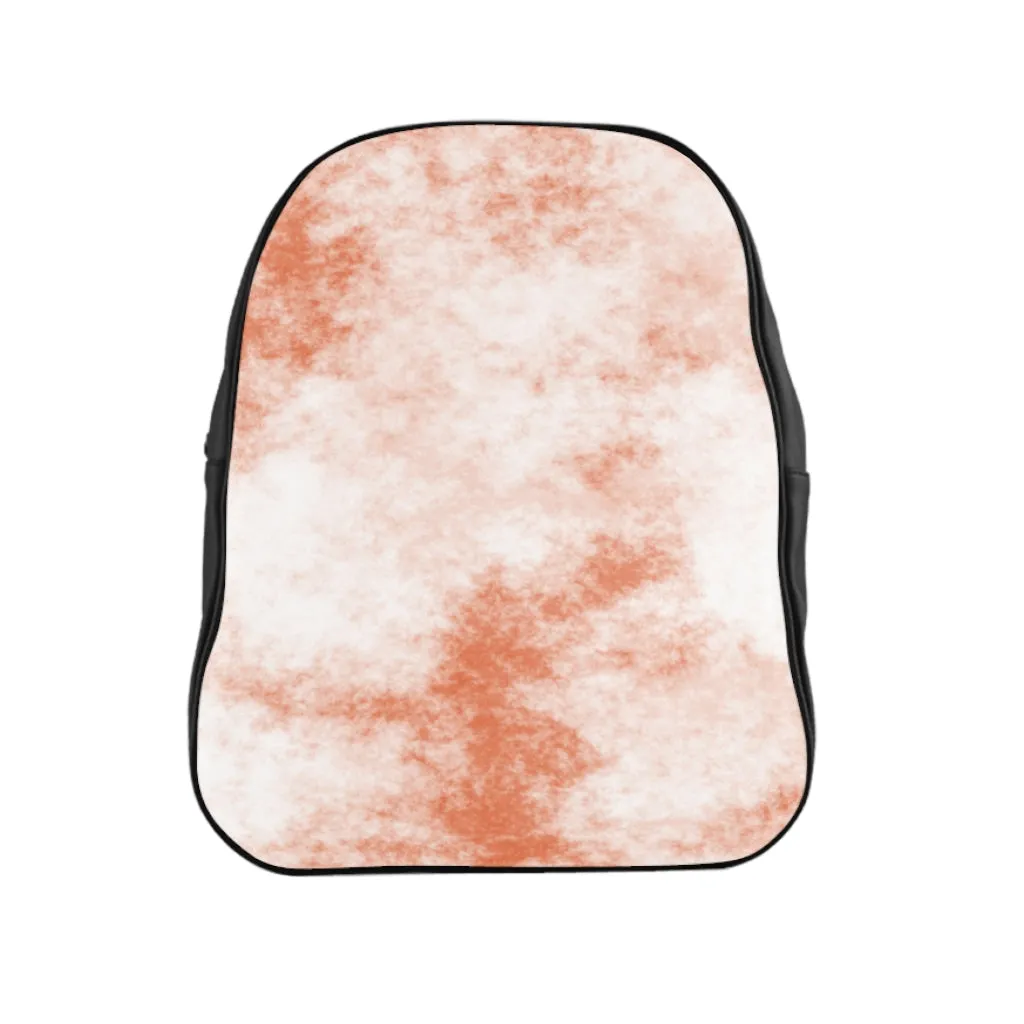 Orange Clouds School Backpack