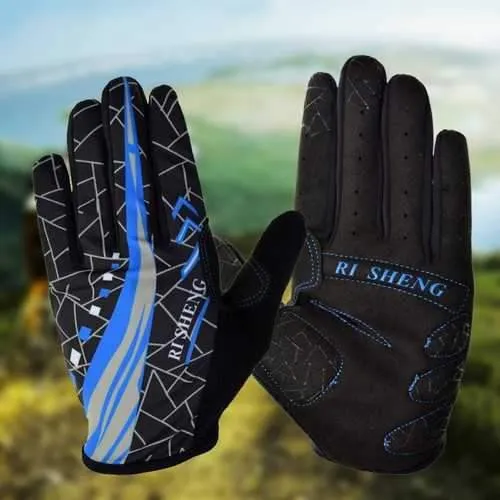 Outdoor Bike Bicycle Gloves Sports Riding Gloves Full Fingers Gloves