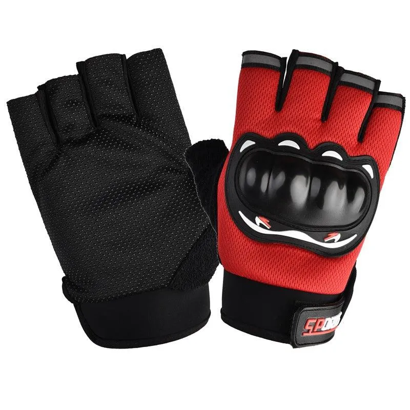 Outdoor Sports Breathable Non-slip Long Finger Half Finger Touch Screen Riding Gloves