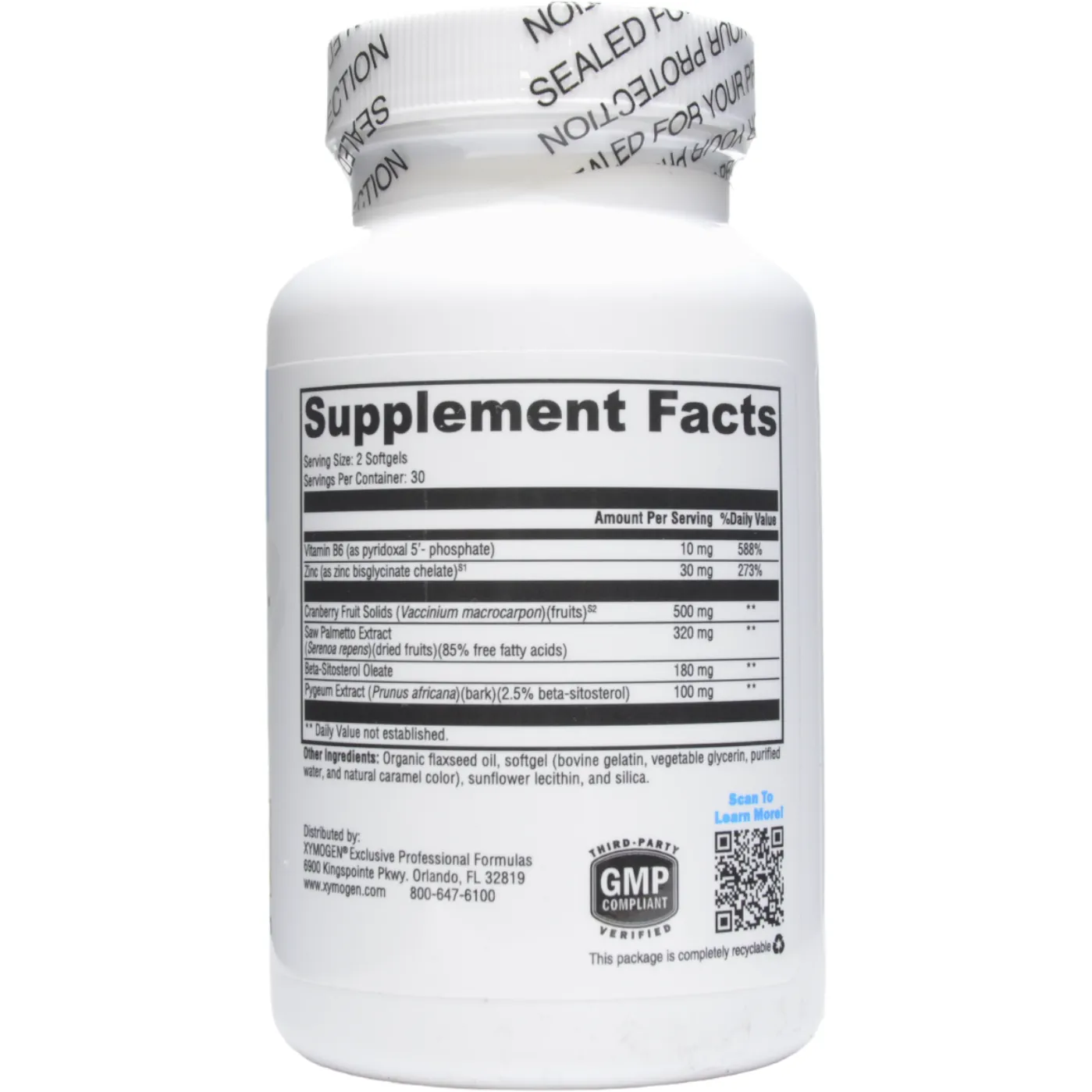 Prostate FLO 60 Softgels by Xymogen
