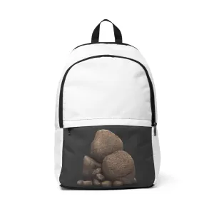 Rocks Unisex Fabric Backpack