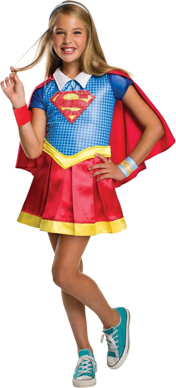 Rubie's DC SuperHero Supergirl Deluxe Costume for Kids