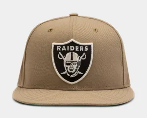 Shoe Palace Collection Las Vegas Raiders 59Fifty Mens Fitted Hat (Khaki)