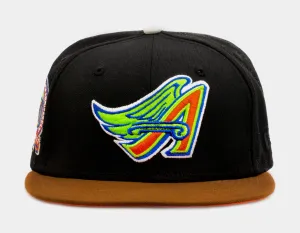 Shoe Palace Exclusive Gingerbread Anaheim Angels 59Fifty Mens Fitted Hat (Black/Brown)