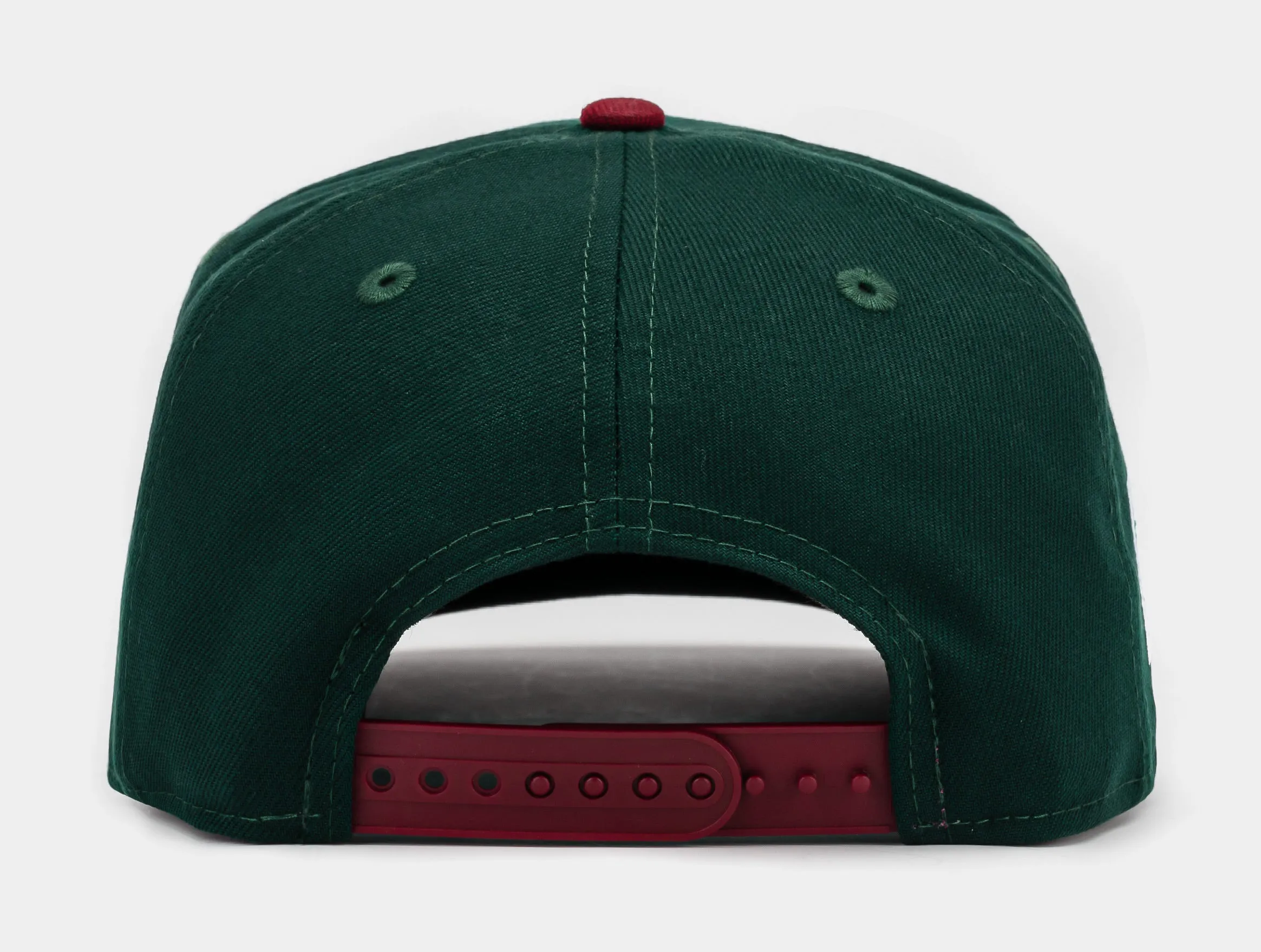 Shoe Palace Exclusive Mexico Curve 950AF Snapback Mens Hat (Dark Green/Red)