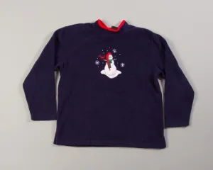 Snowman With A Red Hat-Large Christmas Sweater