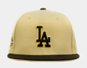 SP Exclusive Homage To LA Los Angeles Dodgers 59Fifty Mens Fitted Hat (Beige/Black)