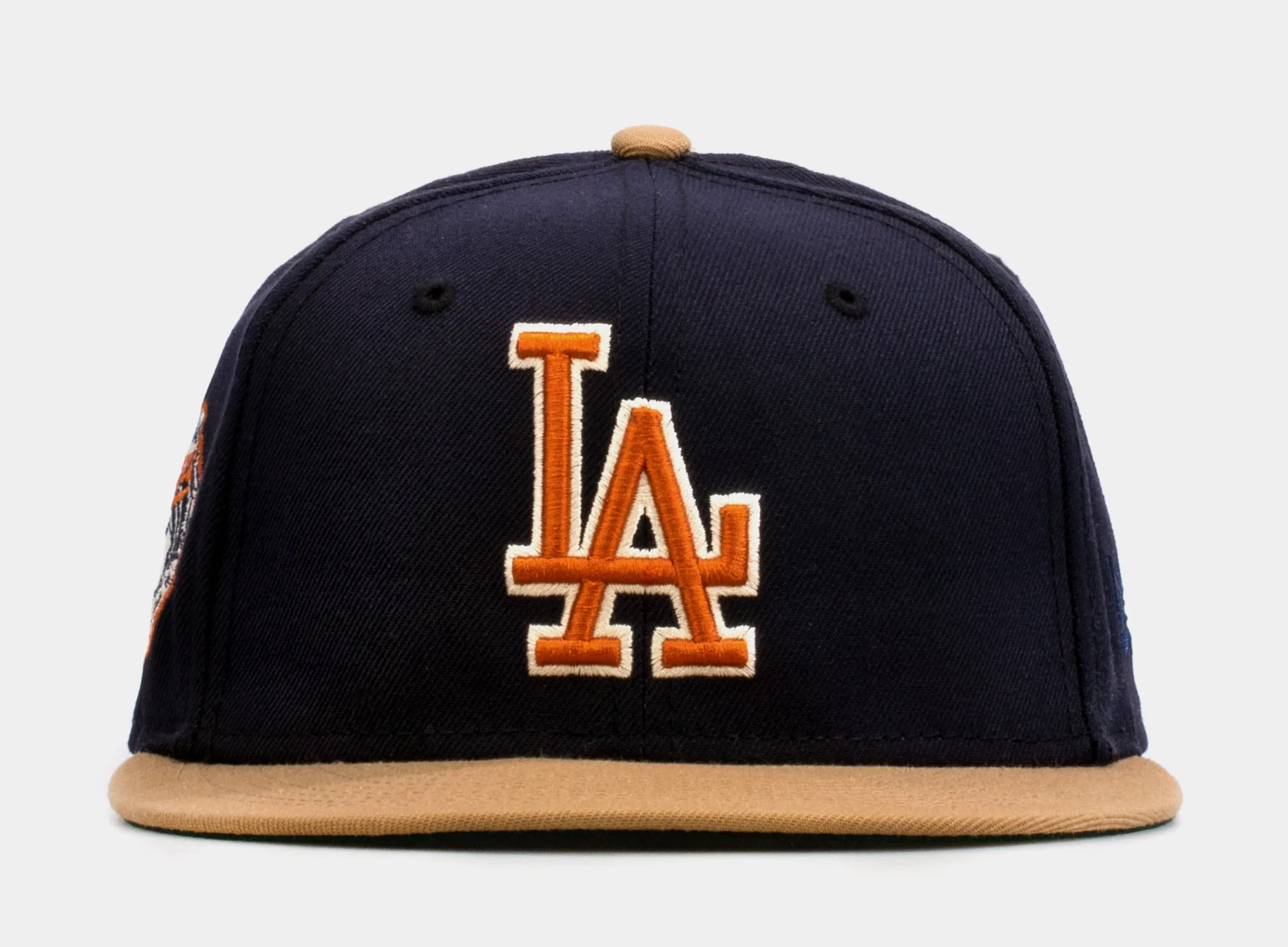 SP Exclusive Varsity Blues Los Angeles Dodgers 59Fifty Mens Fitted Hat (Navy/Pine)