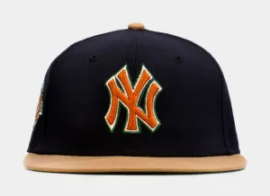 SP Exclusive Varsity Blues New York Yankees 59Fifty Mens Fitted Hat (Navy/Pine)