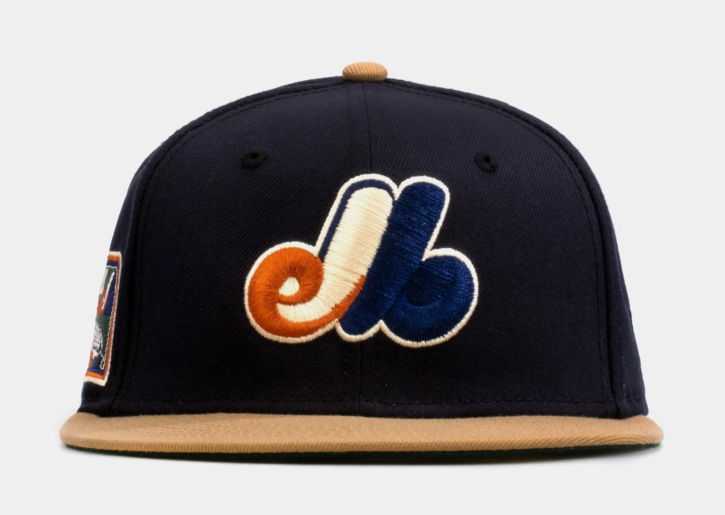 SP Exclusives Varsity Blues Montreal Expos 59Fifty Mens Fitted Hat (Navy/Pine)