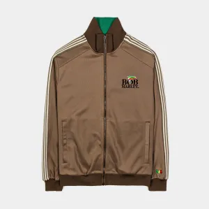 SP x Bob Marley Lion Zip Up Track Mens Jacket (Taupe)